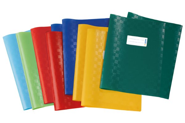 Afbeelding van beschermhoezen voor schriften in verschillende kleuren