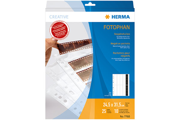 Afbeelding van de verpakking van Fotophan negatiefhoezen