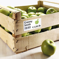 Toepassingsbeeld Powerlabel op appelkist