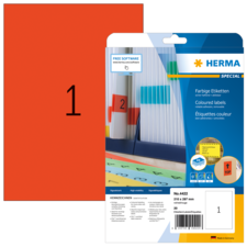 HERMA SPECIAL A4 gekleurde etiketten