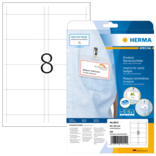 HERMA SPECIAL A4 insteek-naamplaatjes