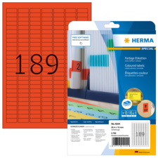 HERMA SPECIAL A4 gekleurde etiketten