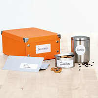 Toepassingsbeeld van universele etiketten op verschillende voorwerpen