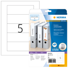 HERMA SPECIAL A4 Einsteckrückenschilder