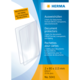 Ausweishüllen von HERMA, 2-teilig, transparent, für Dokumente im DIN A7 Format, 25 Stück, dokumentenecht.