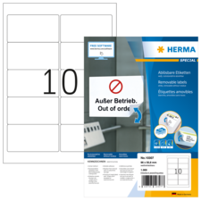 HERMA SPECIAL A4 etiketten verwijderbaar