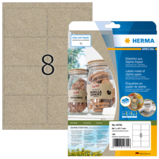 HERMA SPECIAL A4 Etiketten van silphie-papier